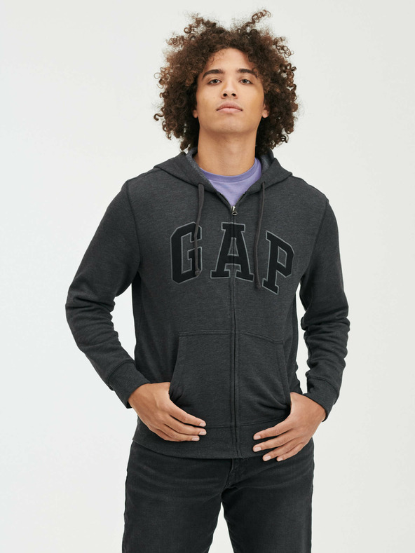 GAP Mikina na zips s logom GAP
