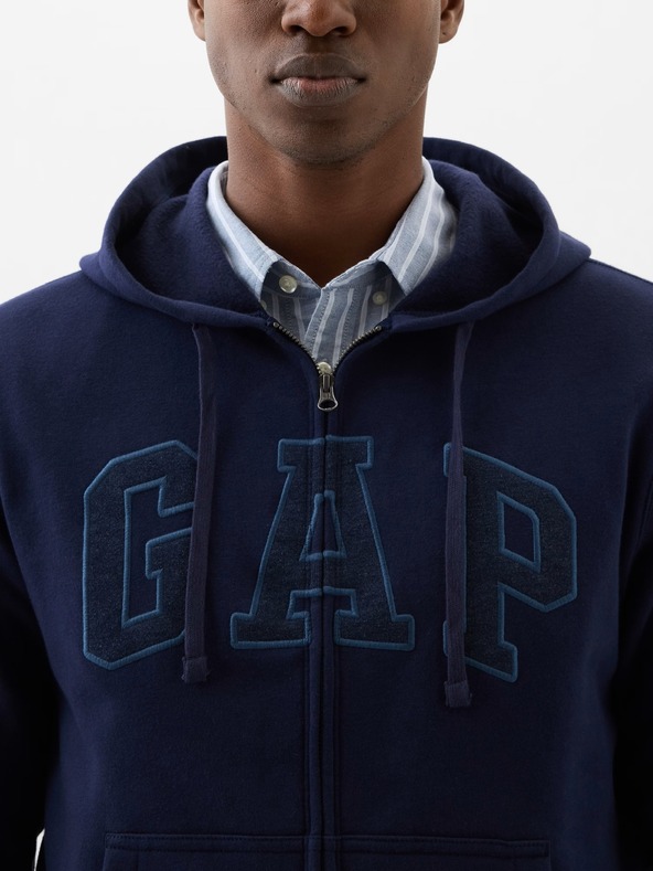 GAP Mikina GAP logo na zips