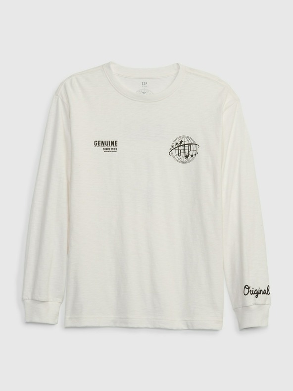 GAP Detské tričko logo organic GAP