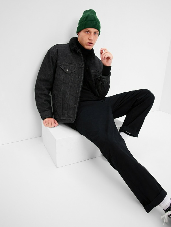 GAP Zateplená džínsová bunda GAP