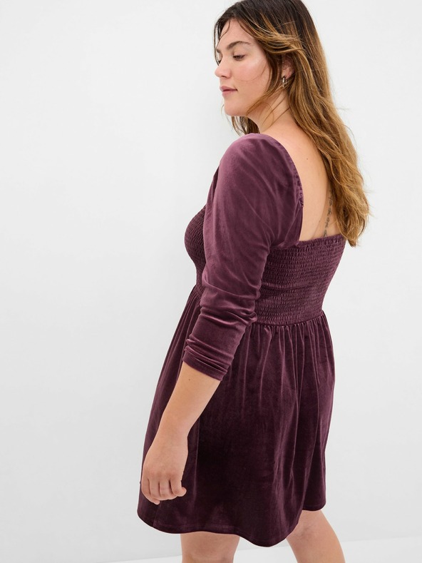 GAP Zamatové mini šaty GAP