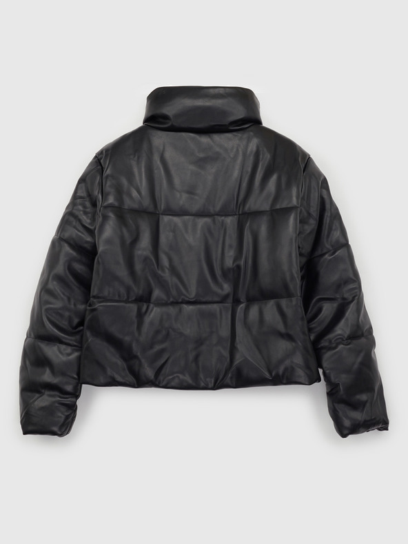 GAP Bunda z umelej kože crop GAP