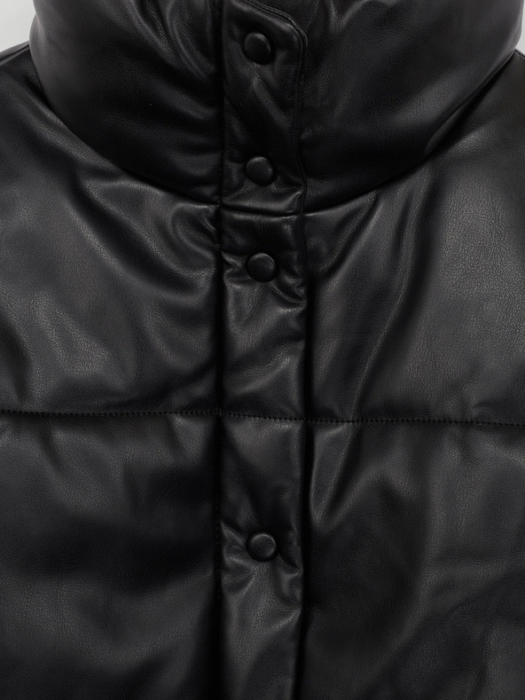 GAP Bunda z umelej kože crop GAP