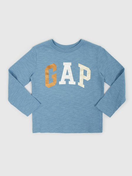 GAP Baby tričko s metalickým logom GAP