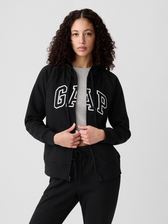 GAP Mikina s logom a fleece GAP