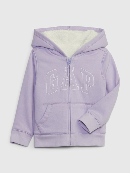 GAP Baby zateplená mikina s logom GAP