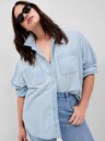GAP Chambray oversize košeľa Big Shirt GAP