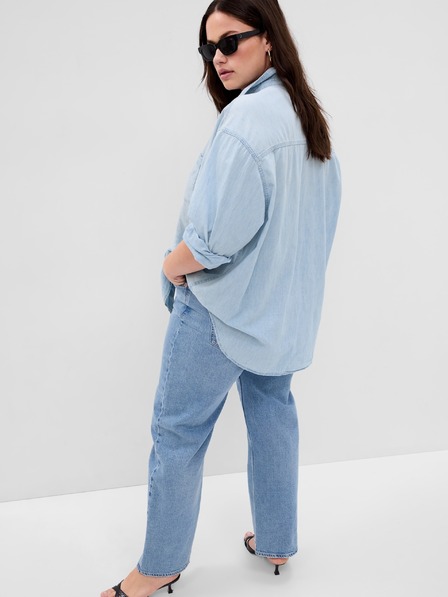 GAP Chambray oversize košeľa Big Shirt GAP