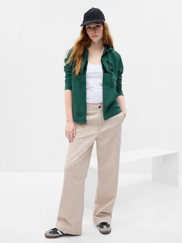 GAP Mikina s logom a fleece GAP
