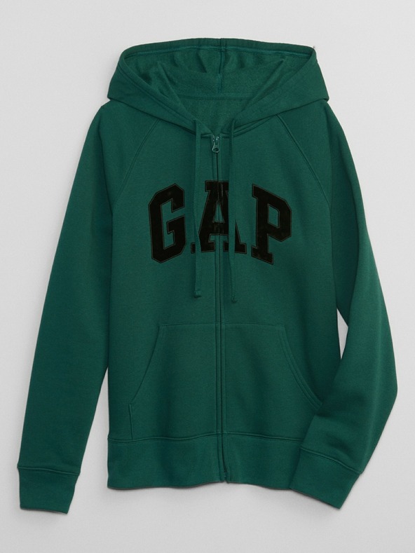 GAP Mikina s logom a fleece GAP