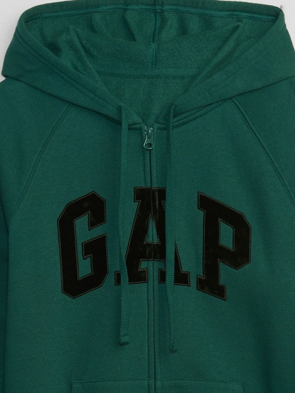 GAP Mikina s logom a fleece GAP