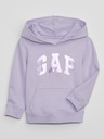 GAP Baby mikina s metalickým logom GAP