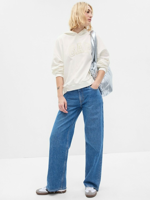 GAP Mikina s logom a kapucňou GAP