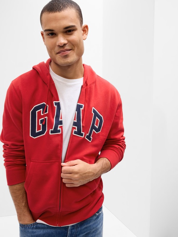 GAP Mikina logo GAP fleece