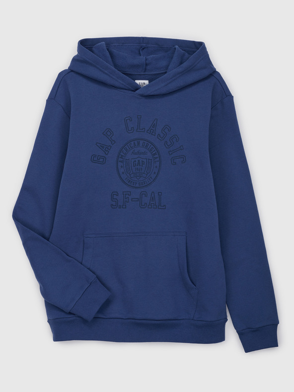 GAP Mikina s logom a fleece GAP
