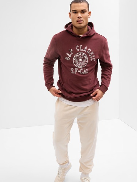 GAP Mikina s logom a fleece GAP