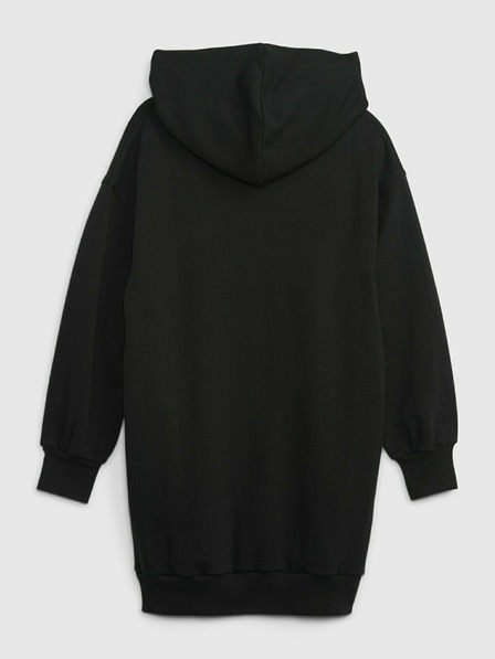 GAP Detské mikinové šaty s logom GAP