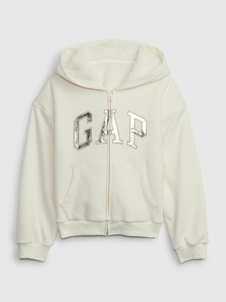 GAP Detská mikina s logom Sherpa GAP