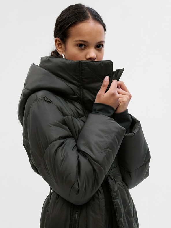 GAP Dlhý prešívaný kabát PrimaLoft® GAP