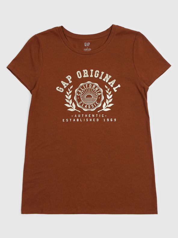 GAP Tričko s metalickým Logom GAP