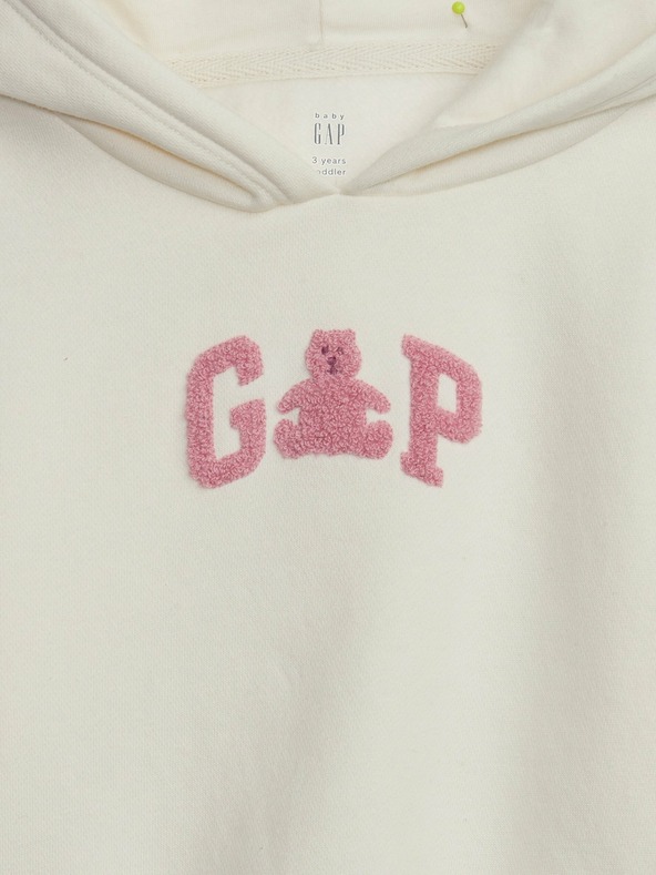 GAP Baby mikina s Logom a kapucňou GAP