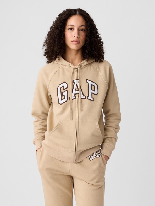 GAP Mikina s logom a fleece GAP