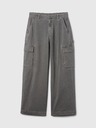 GAP Nohavice s vreckami Baggy Khaki Cargo GAP