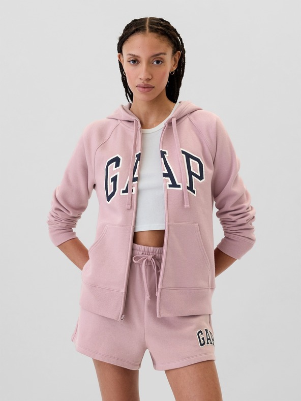 GAP Mikina s logom a fleece GAP