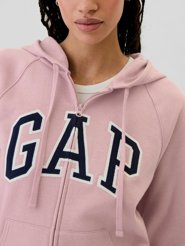 GAP Mikina s logom a fleece GAP