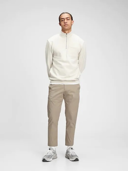 GAP Nohavice modern slim cropped khaki GapFlex GAP