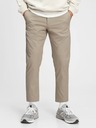 GAP Nohavice modern slim cropped khaki GapFlex GAP