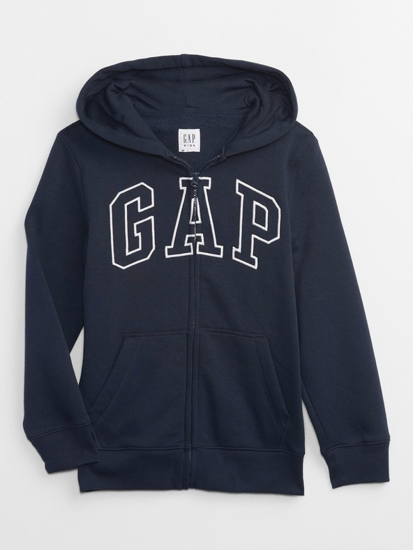 GAP Detská mikina GAP logo zip