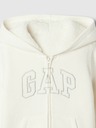GAP Baby sherpa mikina s logom GAP