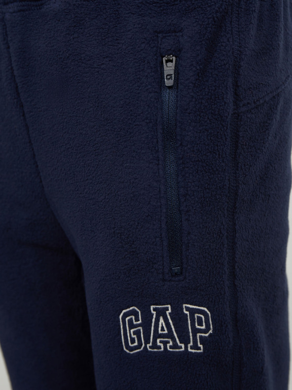 GAP Detské fleece tepláky s logom GAP