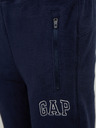 GAP Detské fleece tepláky s logom GAP