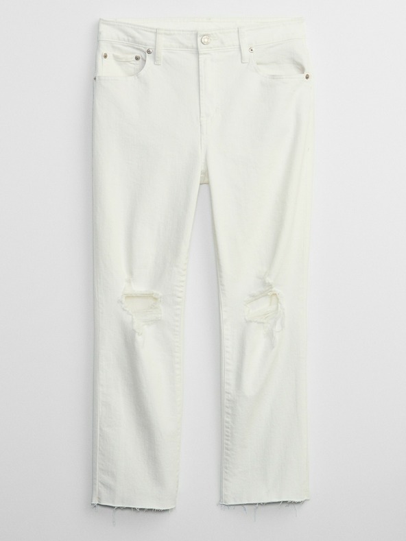 GAP Džínsy slim boyfriend Mid Rise Destructed Universal GAP