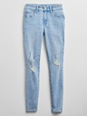 GAP Džínsy distressed jeggings mid rise GAP