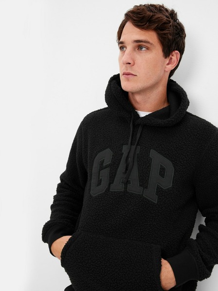 GAP Mikina sherpa s logom GAP