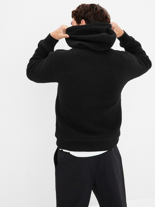 GAP Mikina sherpa s logom GAP