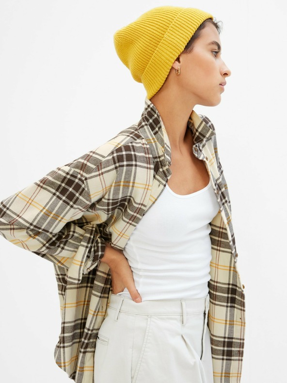 GAP Flanelová košeľa oversize GAP