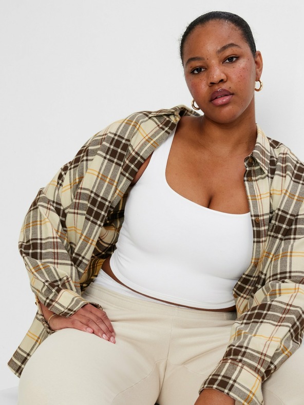 GAP Flanelová košeľa oversize GAP