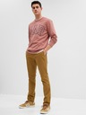 GAP Nohavice essential khaki skinny fit GapFlex GAP