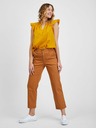 GAP Nohavice khaki girlfriend high rise GAP