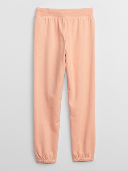 GAP Detské tepláky fleece logo army GAP