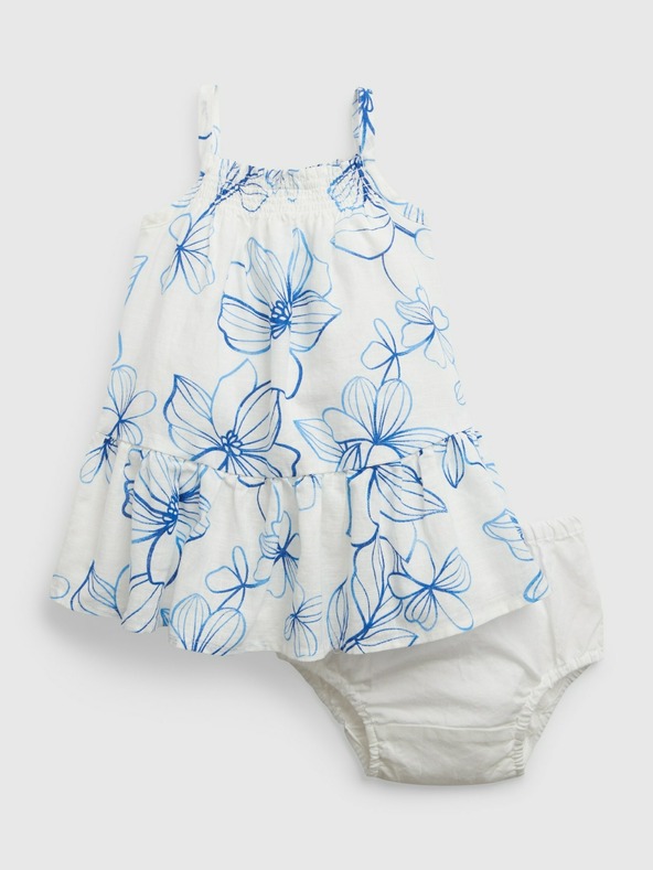 GAP Baby ľanové šaty GAP
