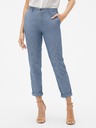 GAP Nohavice girlfriend khaki in chambray GAP