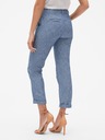 GAP Nohavice girlfriend khaki in chambray GAP