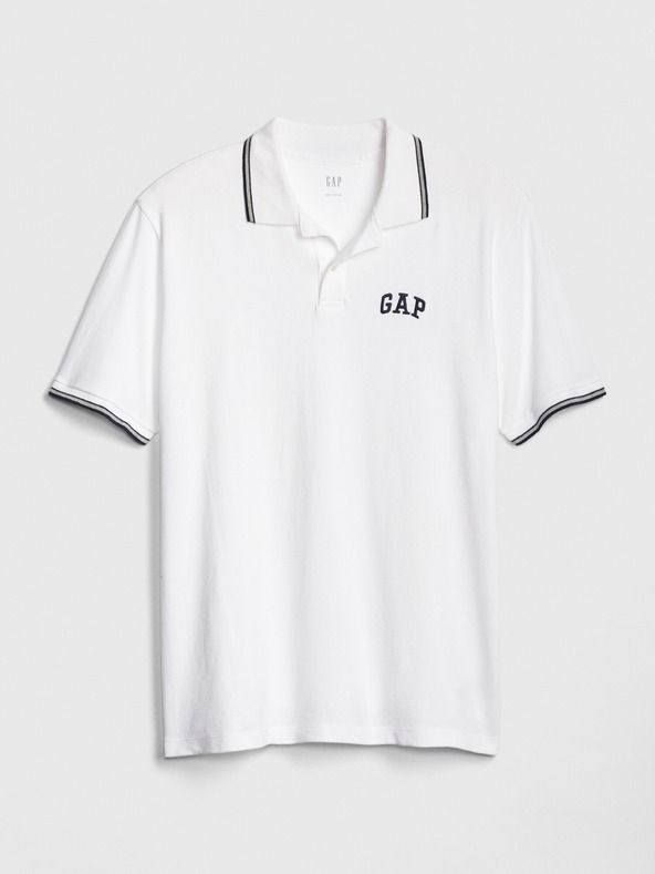GAP Polo tričko GAP logo pique stretch
