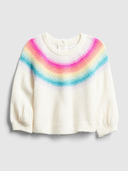 GAP Baby sveter neon rainbow GAP