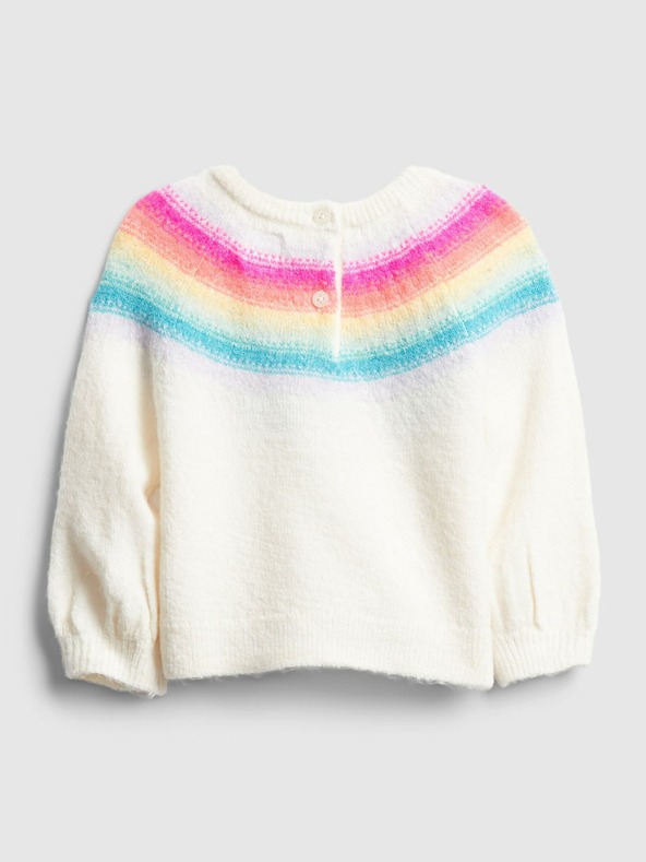 GAP Baby sveter neon rainbow GAP